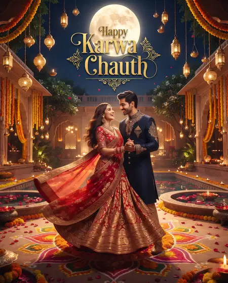 happy karwa chauth whatsapp story for couples - Happy Karwa Chauth Wishes For Social Media