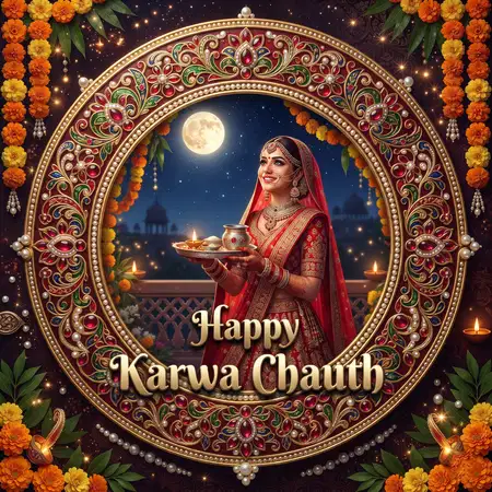 happy karwa chauth wishes for sister - Happy Karwa Chauth Wishes For Social Media