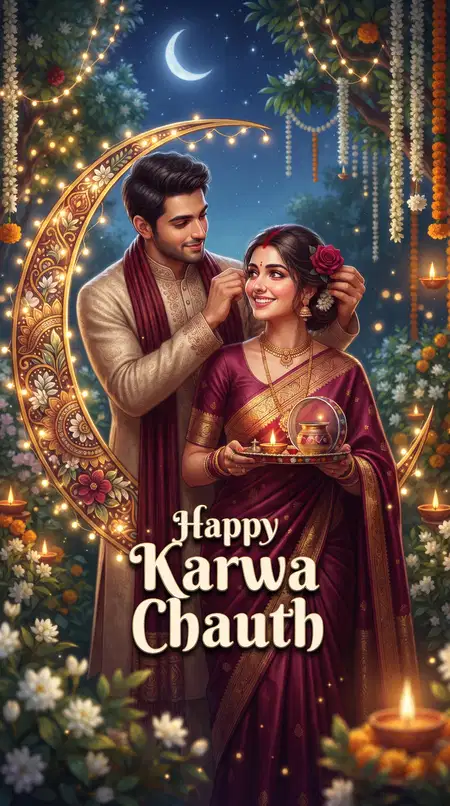 Happy Karwa Chauth Wishes For Social Media