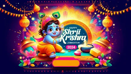 Free Happy Krishna Janmashtami 2024 Sms, Quotes, And Hd Pics Transparent PNG Download
