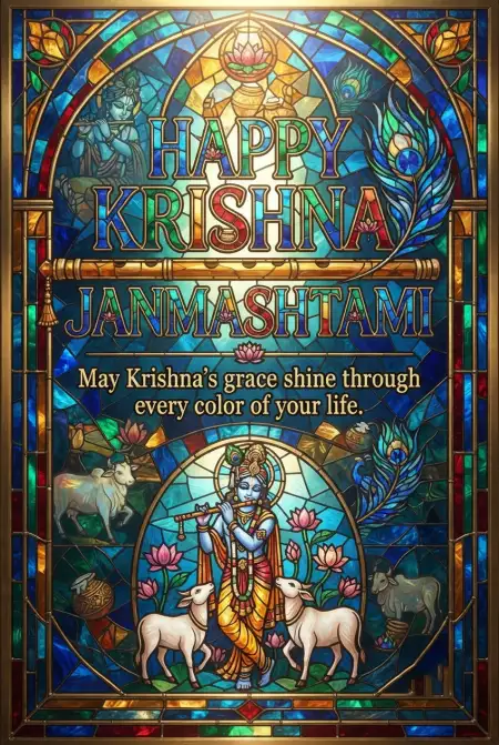 Free Happy Krishna Janmashtami 2026 Bal Krishna Instagram Post Image Download