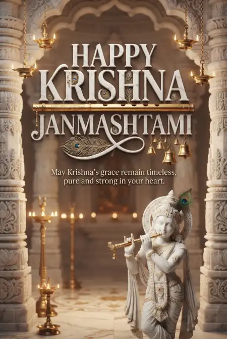 Free Happy Krishna Janmashtami 2026 Beautiful Images Image Download