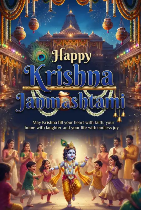 Free Happy Krishna Janmashtami 2026 Lord Krishna Images Image Download