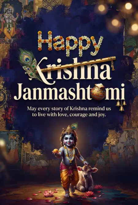 Free Happy Krishna Janmashtami 2026 Png Images Image Download