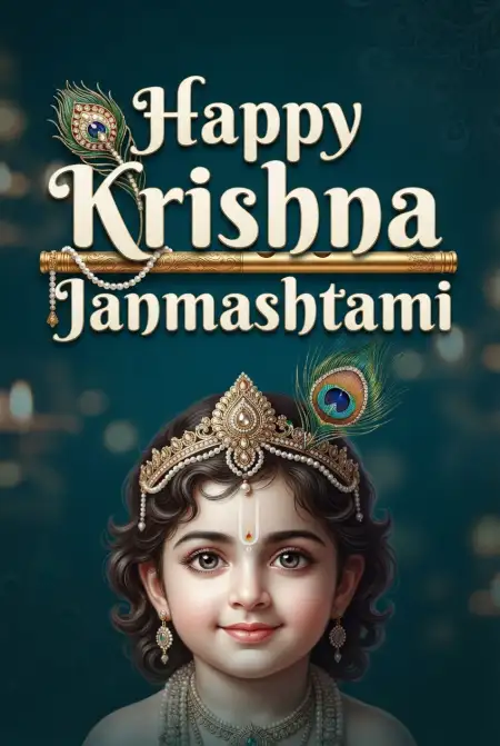 Free Happy Krishna Janmashtami 2026 Transparent Png Image Download