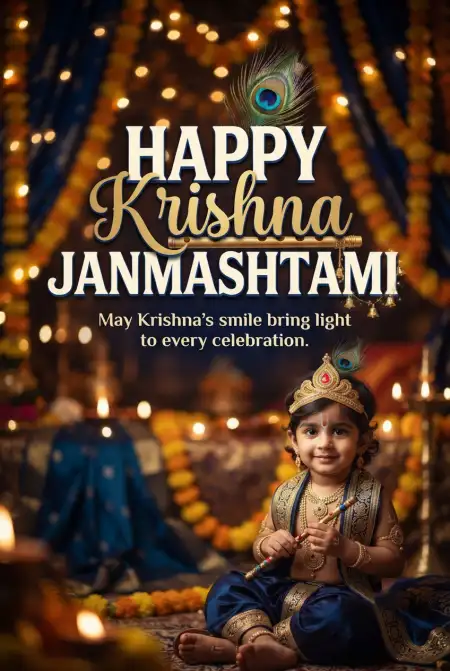Free Happy Krishna Janmashtami 2026 Viral Facebook Images Image Download