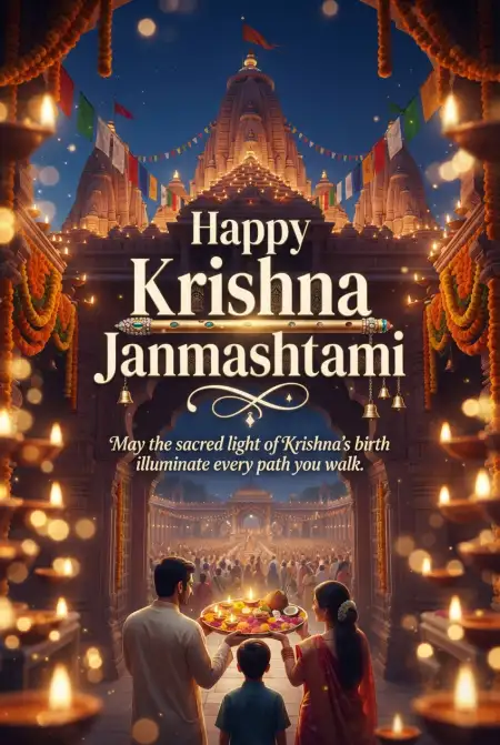 Free Happy Krishna Janmashtami 2026 Vrindavan Images Image Download
