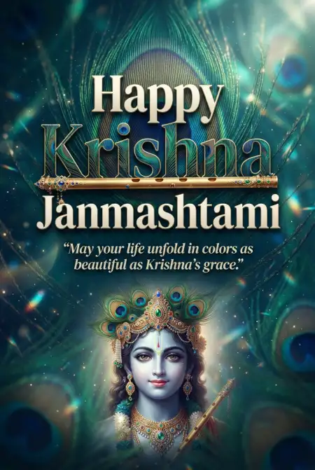 Free Happy Krishna Janmashtami 2026 Wishes For Business Image Download