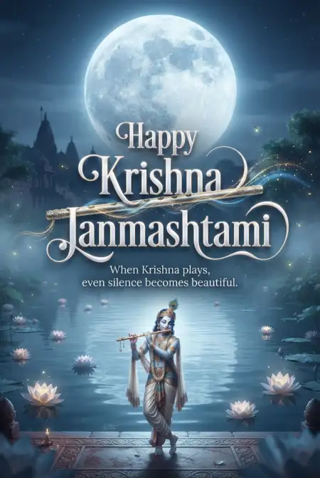 Free Happy Krishna Janmashtami 2026 Wishes For Employees Image Download