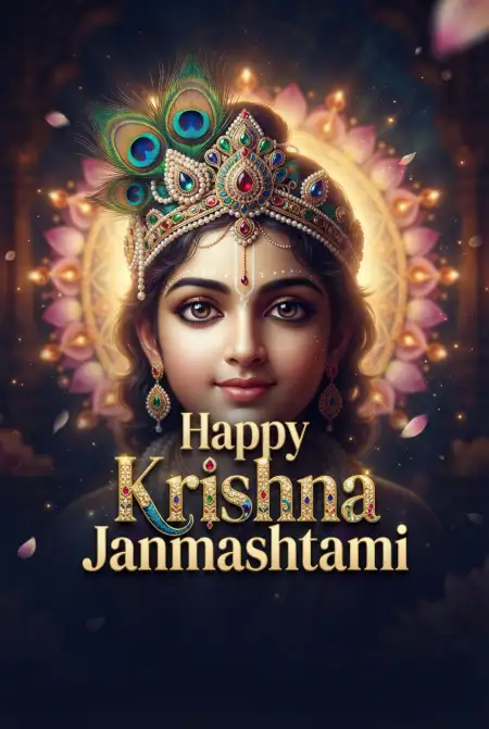 Happy Krishna Janmashtami Greetings Filled With Divine Blessings - Free Happy Krishna Janmashtami Greetings Download