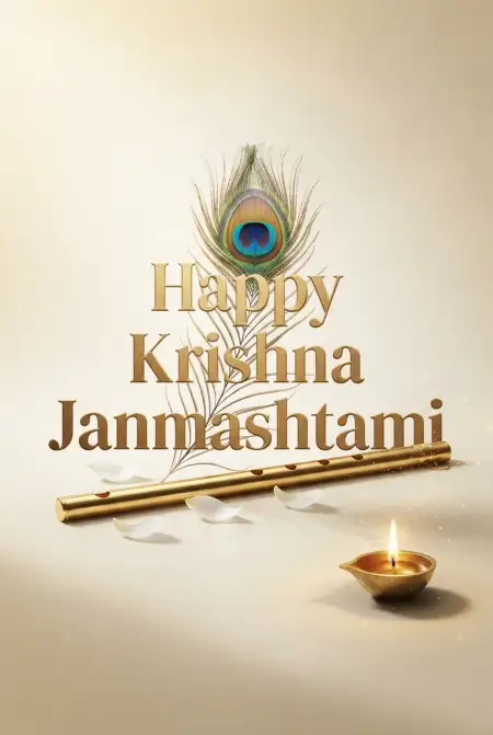 Happy Krishna Janmashtami Greetings For Health And Prosperity - Free Happy Krishna Janmashtami Greetings Download