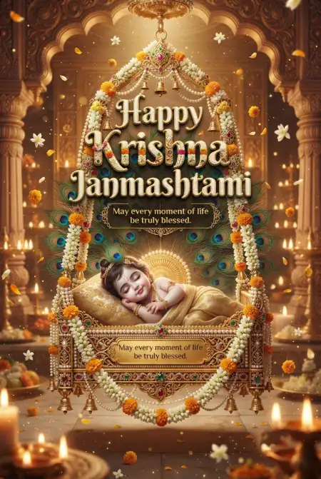 Happy Krishna Janmashtami Greetings Images - Free Happy Krishna Janmashtami Greetings Download