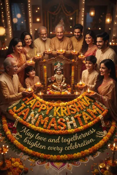 Happy Krishna Janmashtami Greetings Pictures - Free Happy Krishna Janmashtami Greetings Download