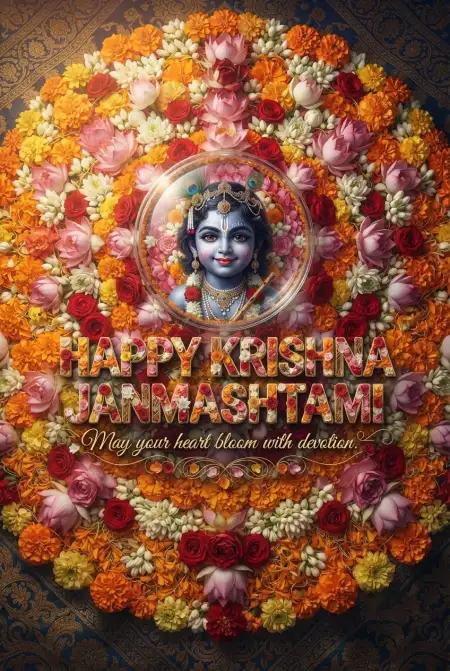 Happy Krishna Janmashtami Greetings To Send On Whatsapp - Free Happy Krishna Janmashtami Greetings Download