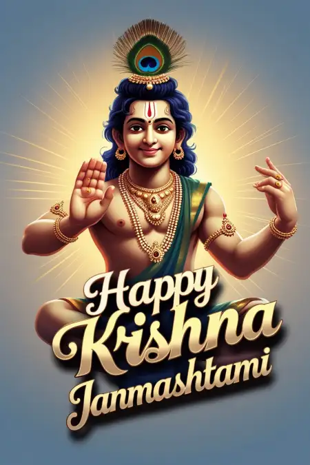 Happy Krishna Janmashtami Murlidhar Images - Free Krishna Janmashtami Download