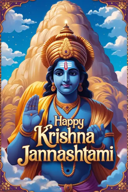 Happy Krishna Janmashtami Painting Ideas - Free Krishna Janmashtami Download