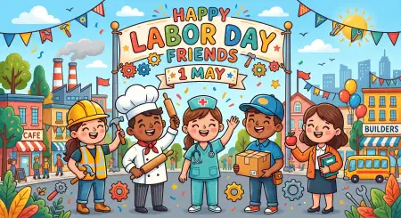 Happy Labor Day Hd Images Free - Free International Labor Day Wishes 2026 Download