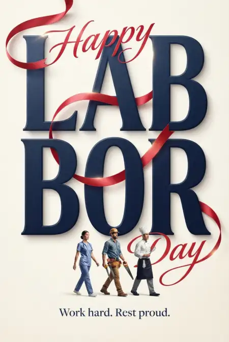 Happy Labor Day Usa 2026 Banner Design - Free Happy Labor Day Usa 2026 Download