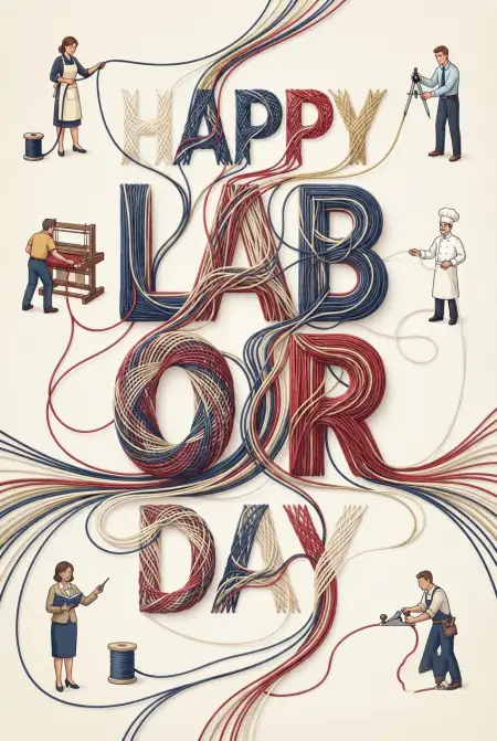Happy Labor Day Usa 2026 Card Design - Free Happy Labor Day Usa 2026 Download
