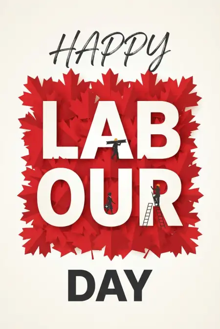 Happy Labour Day Canada 2026 Banner Design - Free Happy Labour Day Canada 2026 Download