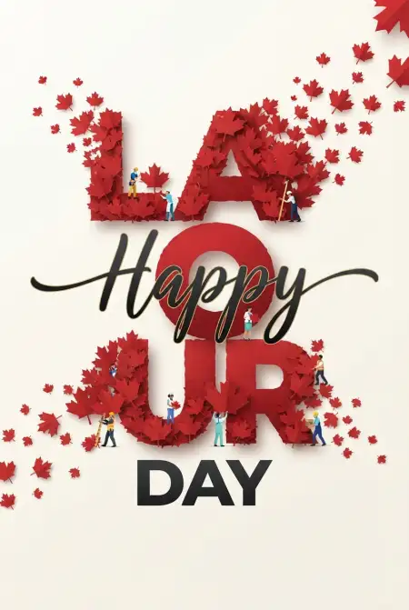 Happy Labour Day Canada 2026 Canadian Flag Images - Free Happy Labour Day Canada 2026 Download