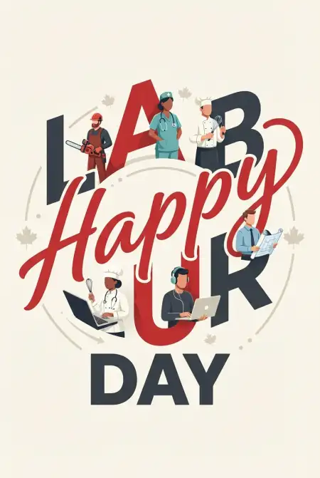Happy Labour Day Canada 2026 Corporate Wishes - Free Happy Labour Day Canada 2026 Download