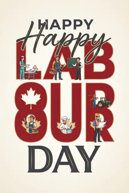 Happy Labour Day Canada 2026 Facebook Greeting Images 2 - Free Happy Labour Day Canada 2026 Download