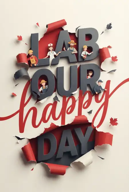 Happy Labour Day Canada 2026 Maple Leaf Images - Free Happy Labour Day Canada 2026 Download