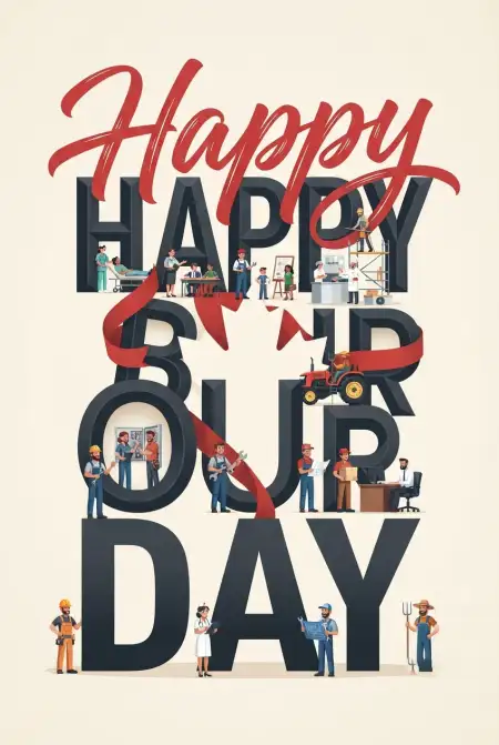 Happy Labour Day Canada 2026 Pinterest Greeting Images - Free Happy Labour Day Canada 2026 Download
