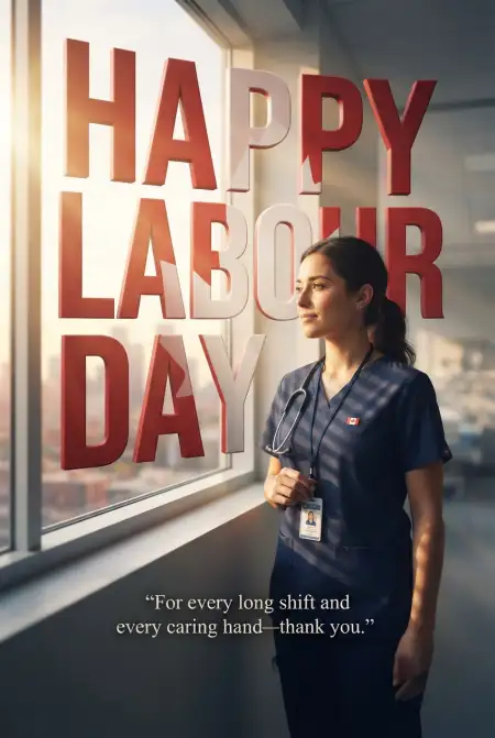 Free Happy Labour Day Canada 2026 Short Messages Image Download