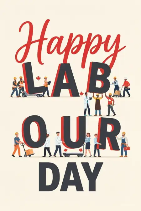 Free Happy Labour Day Canada 2026 Transparent Png Image Download