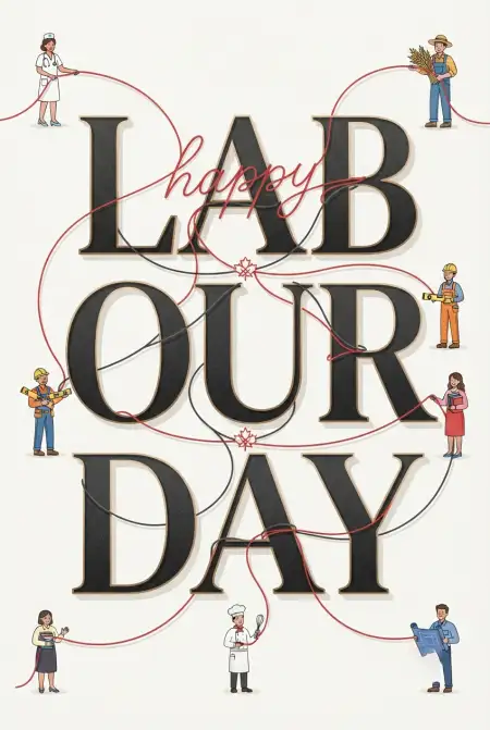 Free Happy Labour Day Canada 2026 Wishes For Family Image Download