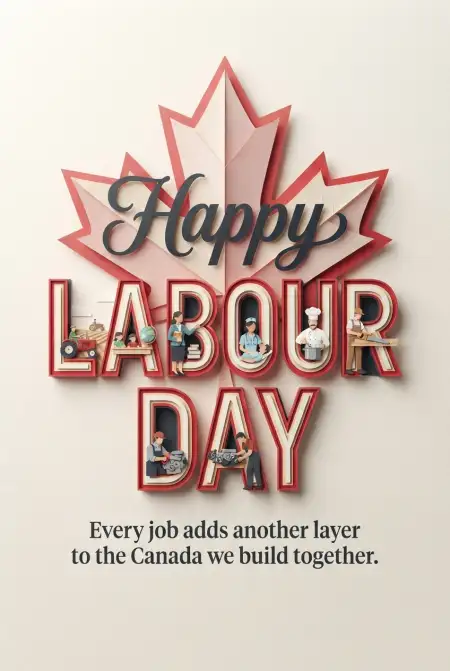 Free Happy Labour Day Canada 2026 Wishes For Staff Image Download