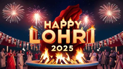 happy lohri 2025 cultural event images