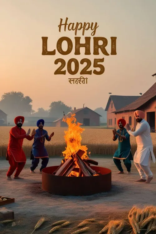 happy lohri 2025 farmers festival images