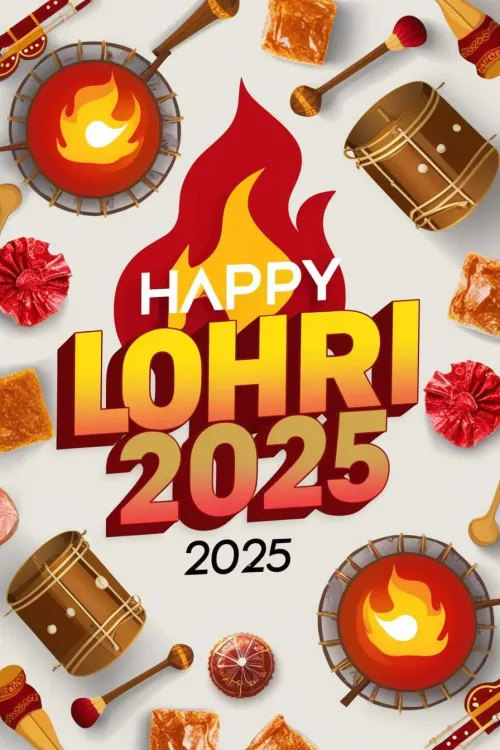 happy lohri 2025 hd wallpapers