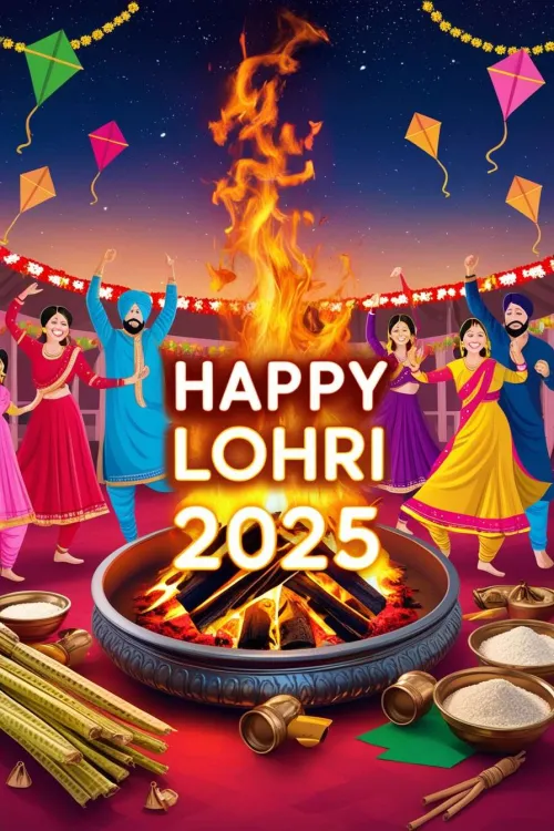 happy lohri 2025 images free download