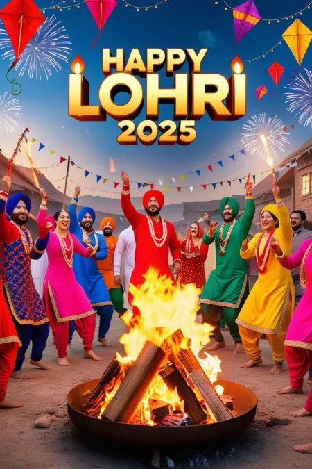 happy lohri 2025 party celebration pictures