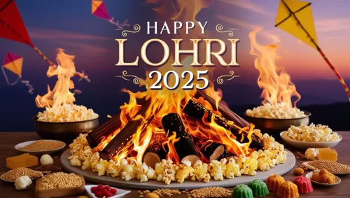 happy lohri 2025 sweets and sesame photos