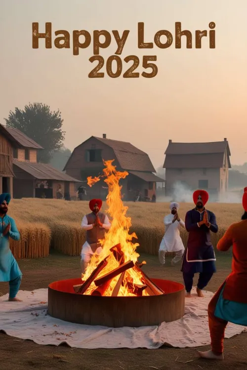 happy lohri 2025 village festival photos