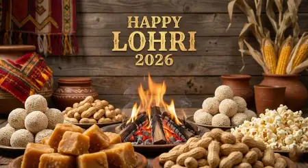 Free Happy Lohri 2026 4k Festive Wallpaper Background Download