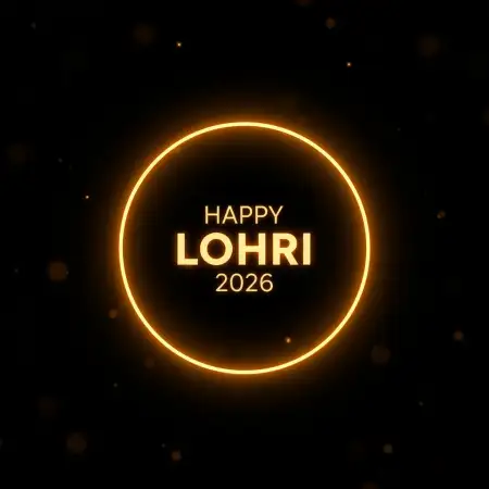Free Happy Lohri 2026 Bonfire Celebration Images Background Download
