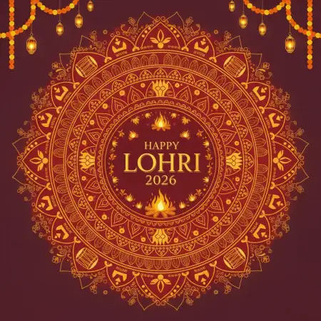 Free Happy Lohri 2026 Celebration Photos Background Download