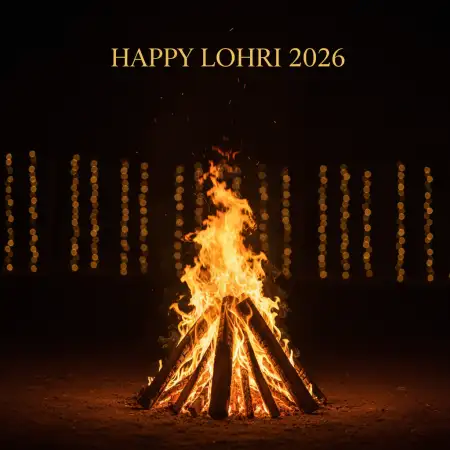 Free Happy Lohri 2026 Cultural Celebration Background Download