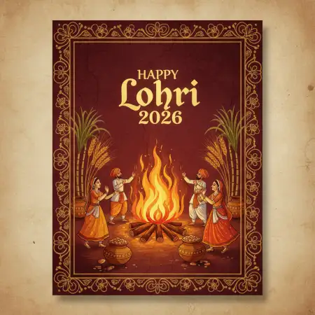 Happy Lohri 2026 Greeting Message Long - Free Happy Lohri 2026 Greetings Download