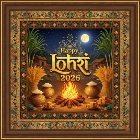 Happy Lohri 2026 Greetings For Family - Free Happy Lohri 2026 Greetings Download