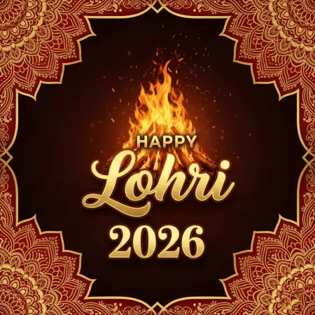 Happy Lohri 2026 Greetings Png Image - Free Happy Lohri 2026 Greetings Download