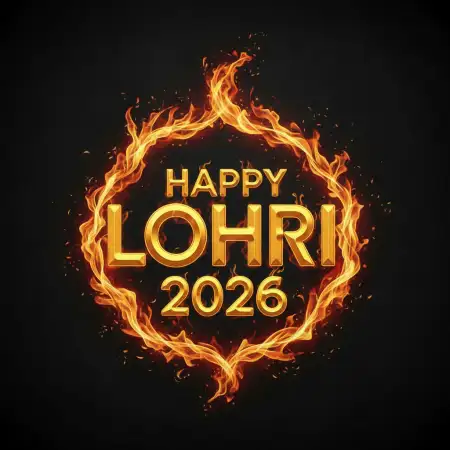Happy Lohri 2026 Indian Festival Wishes - Free Happy Lohri 2026 Wishes Download