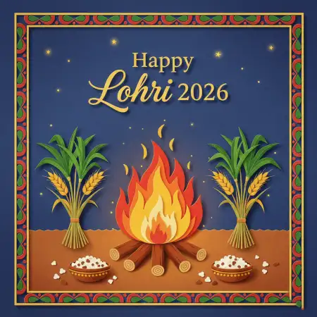 Happy Lohri 2026 Quotes For Family - Free Happy Lohri 2026 Greetings Download