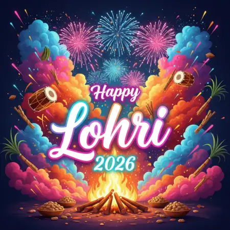 Happy Lohri 2026 Status Message - Free Happy Lohri 2026 Greetings Download